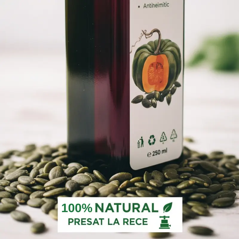 OFERTA 2 x Ulei de Dovleac Presat la Rece – Suport Natural pentru Prostată și Sistemul Urinar [3]