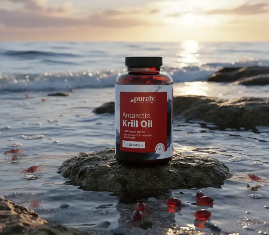 Ulei de krill - omega 3 + astaxantină + colină 120 capsule [3]