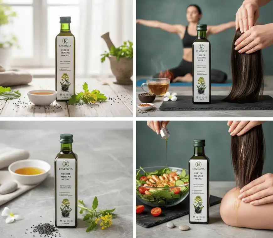 Ulei Natural de Mustar Negru 100% Presat la rece [4]