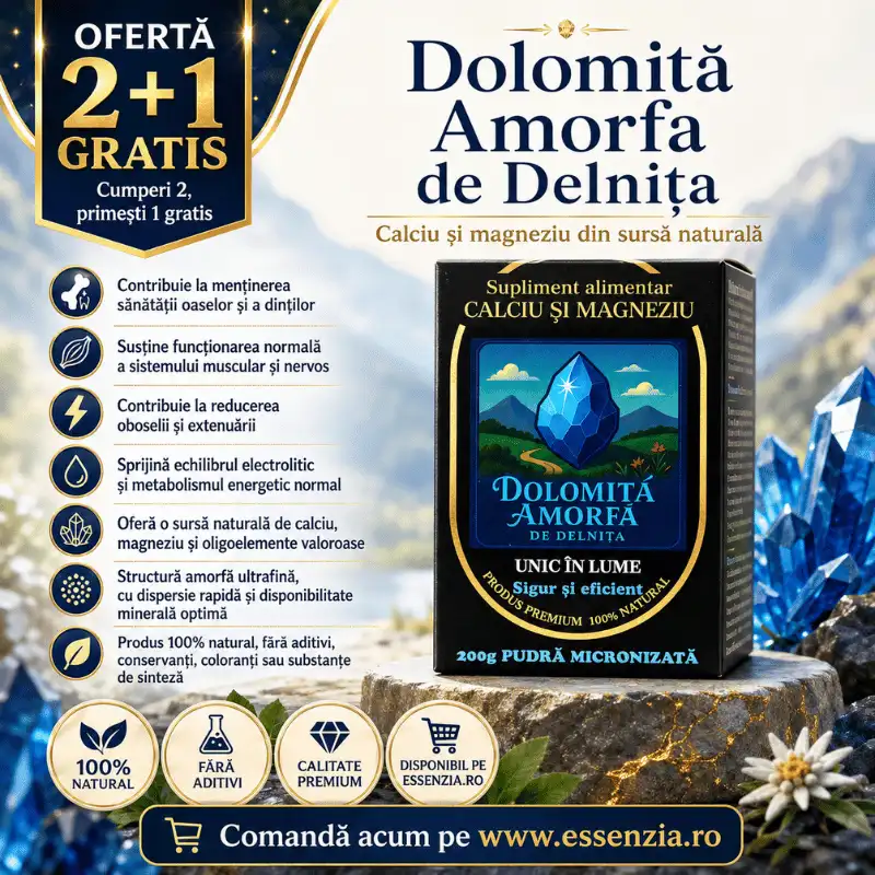 Pierdere Greutate - 2+1 Gratis Dolomita Amorfa de Delnita 200 g