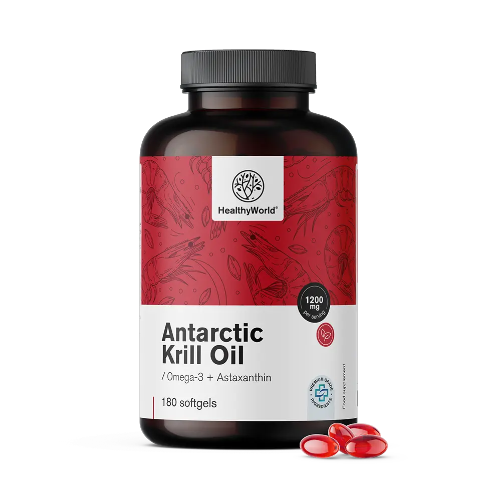 Ficat Detox - Ulei de Krill 180 capsule