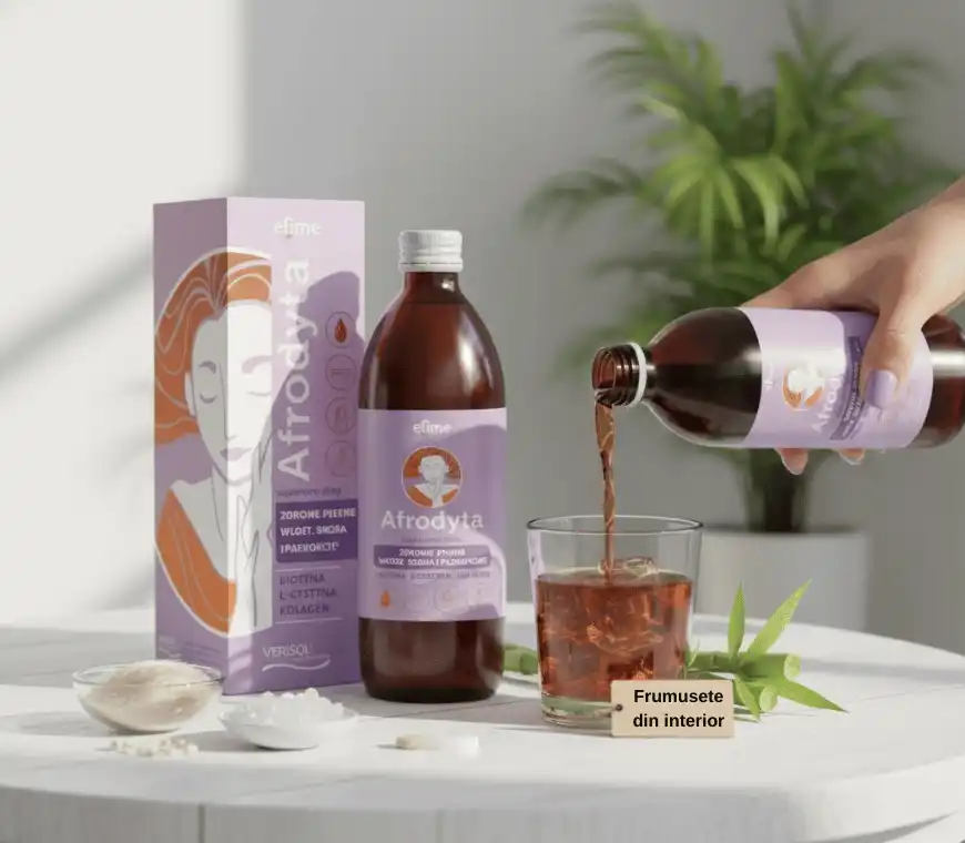 1+1 GRATIS Afrodita – Colagen Lichid pentru Femei, cu Keratină, L-Cistină și Vitamine 500 ml [3]
