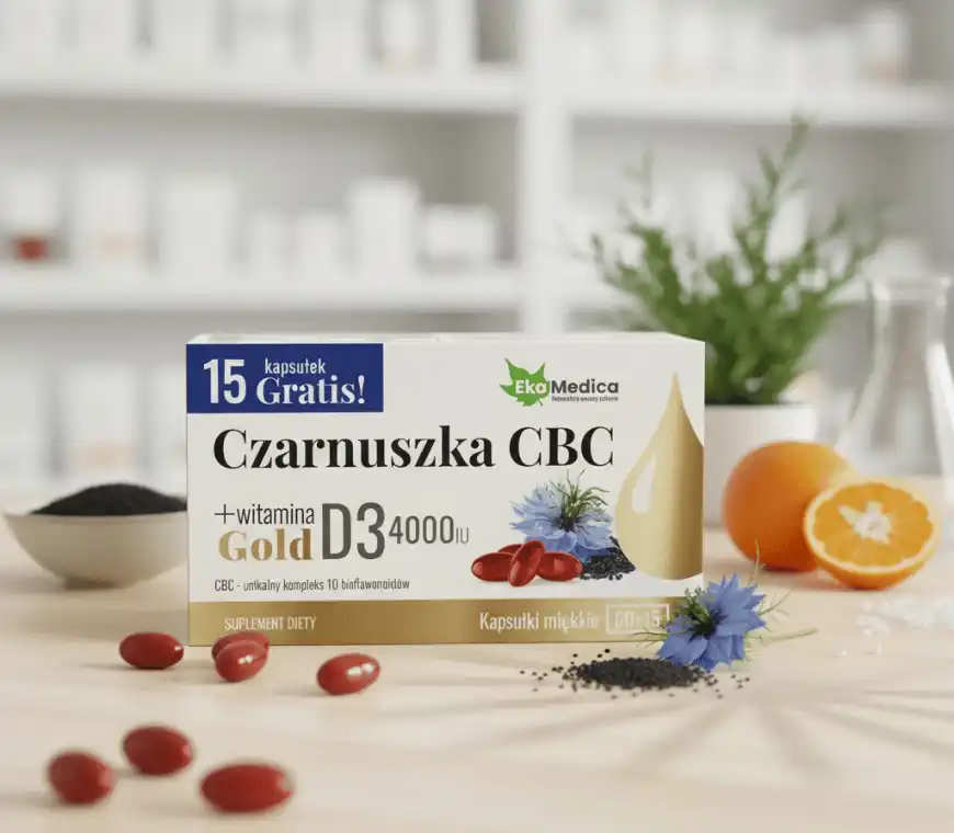 Chimen negru CBC Gold + vitamina D3 4000 UI - 75 capsule [1]