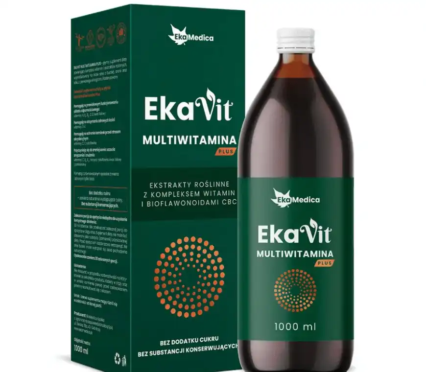 Sucuri Naturale - OFERTA 2 X EkaVit Multivitamine plus- Supliment lichid 1 Litru