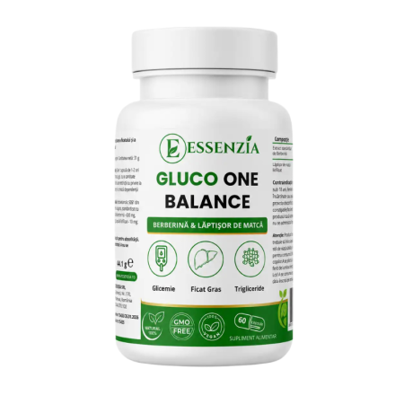 1+1 Gratis Gluco One - Berberina & Laptisor de Matca 60 caps [1]