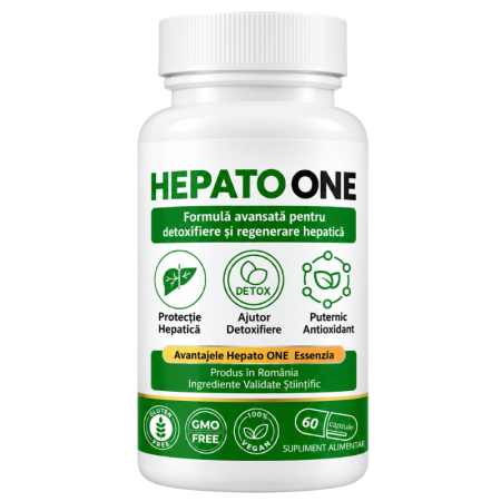 Ficat Detox - Hepato One Ficat – complex cu armurariu, anghinare, aminoacizi și vitamine B 60 caps