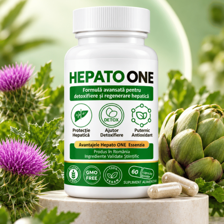 Hepato One Ficat – complex cu armurariu, anghinare, aminoacizi și vitamine B 60 caps [2]