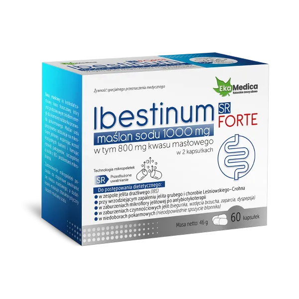 Vitamine & Suplimente - OFERTA 2 X Butirat de Sodiu Ibestinum FORTE SR 60 Capsule