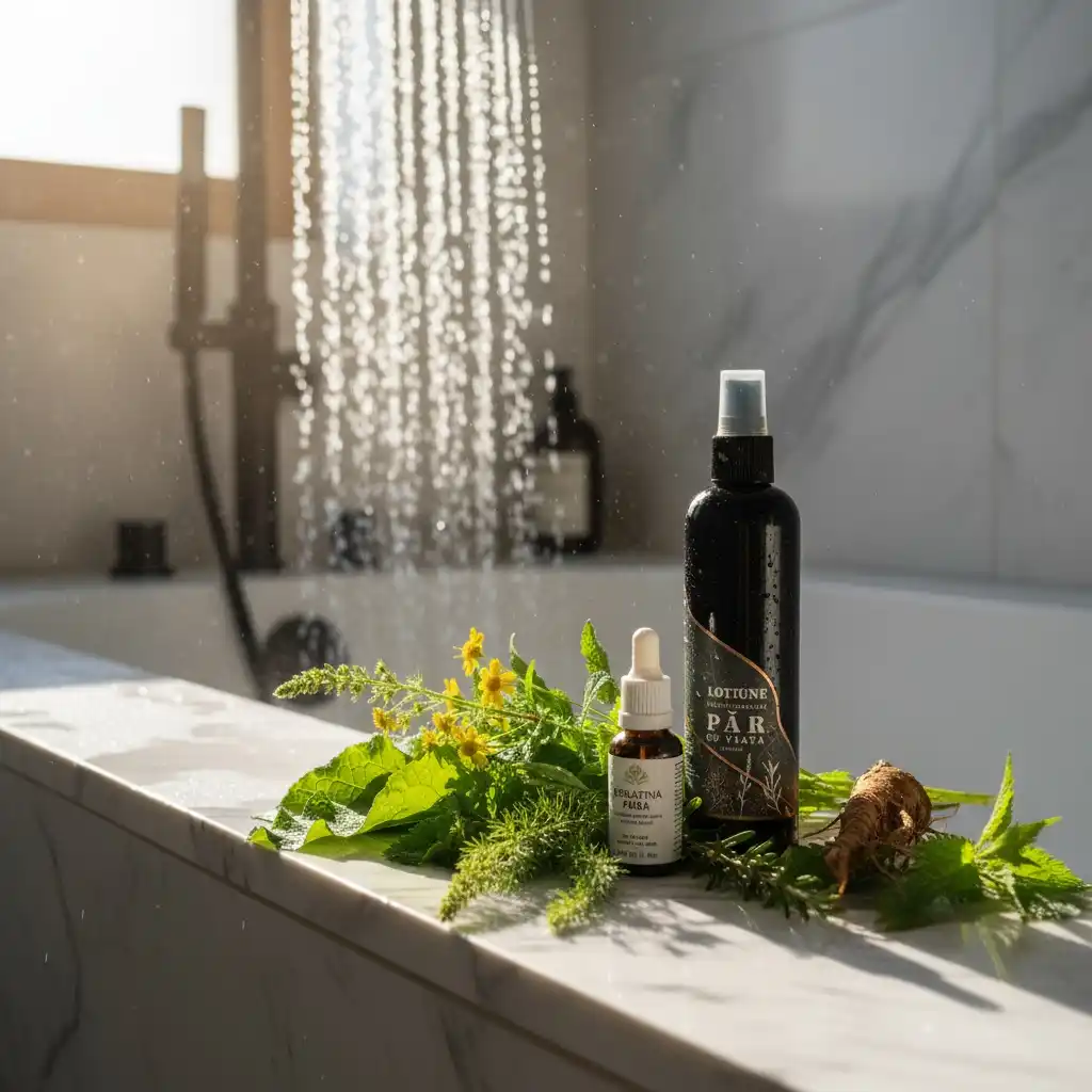 Ingrijire - Lotiune Par - 7 plante esentiale + Keratina 250 ml