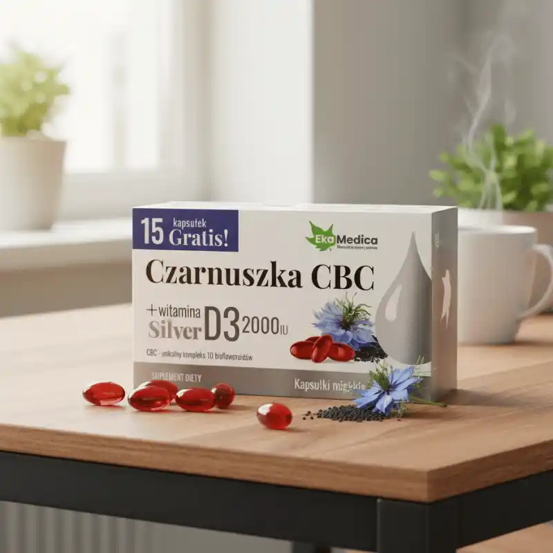 OFERTA 3 X Chimen negru CBC + vitamina D3 2000 UI - 75 capsule - [5]