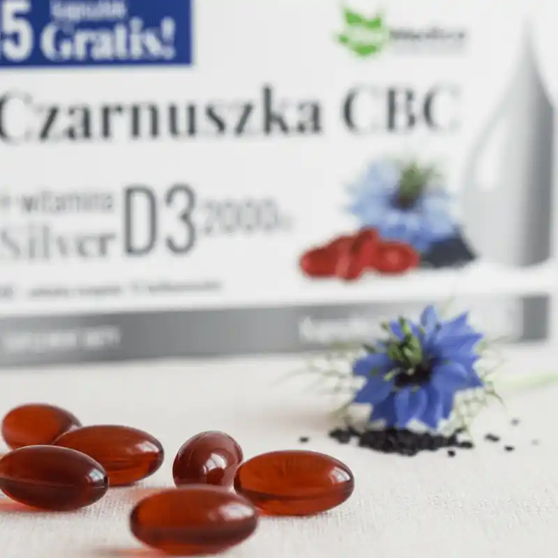 OFERTA 3 X Chimen negru CBC + vitamina D3 2000 UI - 75 capsule - [2]