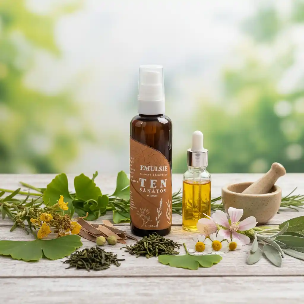 Emulsie Ten Sănătos - 11 plante esențiale și Acid Hialuronic 150 ml [1]