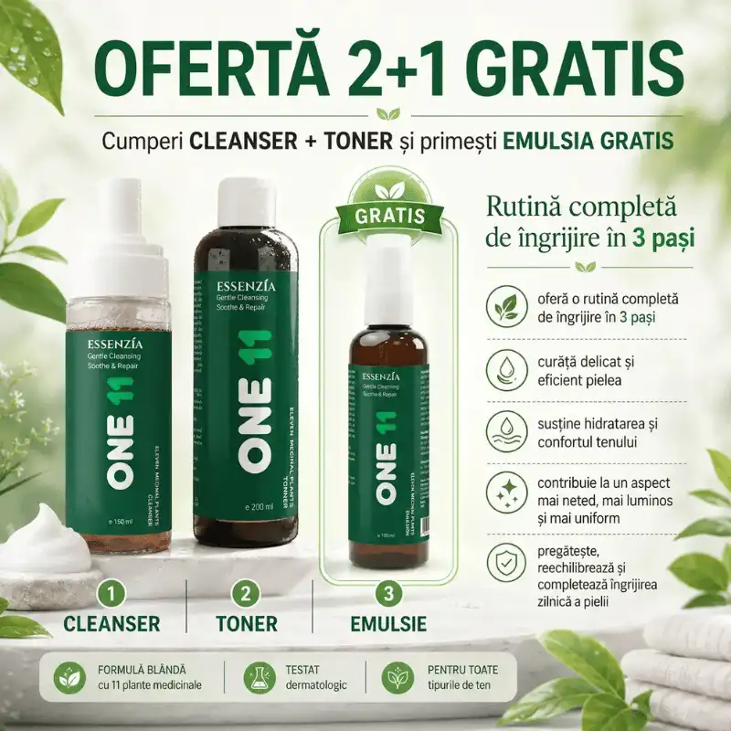 Promotii - 2+1 GRATIS Set Ten Sănătos Glow Ritual – Curățare, Hidratare și Echilibru în 3 Pași