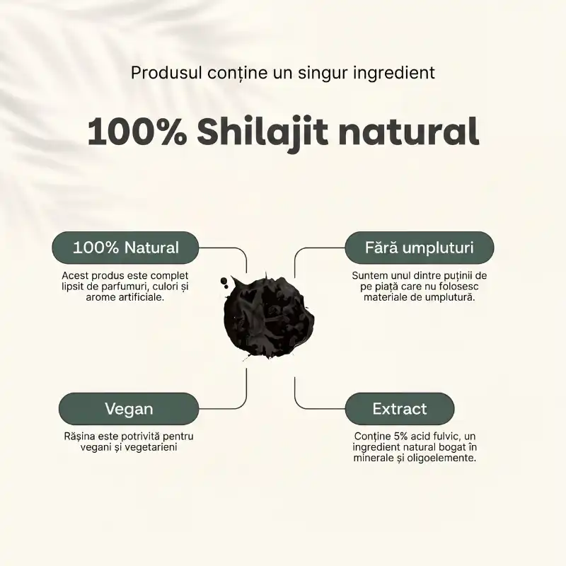 Rășină Shilajit Pură – Concentrat Natural pentru Vitalitate și Echilibru 50 g [2]