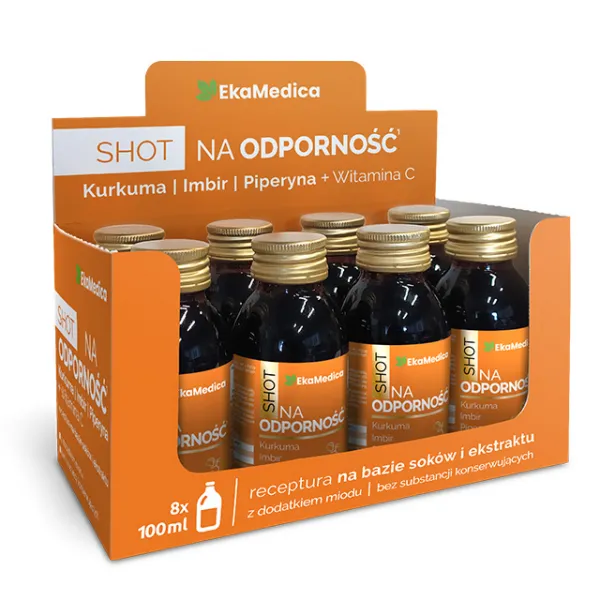 Diabet - IMMUNITY SHOT 1 – turmeric, ghimbir & vitamina C – 100 ml