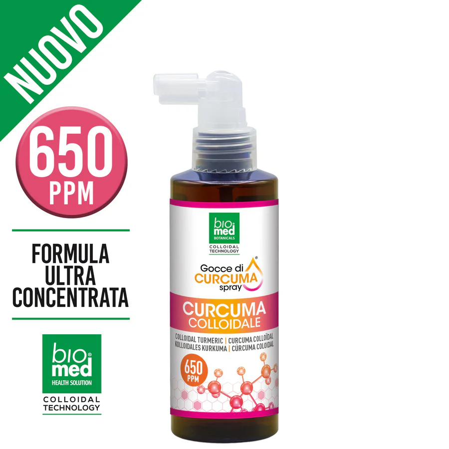 Anti-Inbatranire - SPRAY ULTRA-CONCENTRAT CU TURMERIC ACTIV - 650 ppm 150 ml