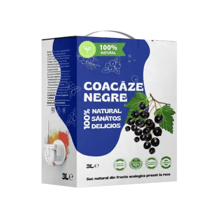 Afectiuni - Suc De Coacaze Negre Natural 3 Litri