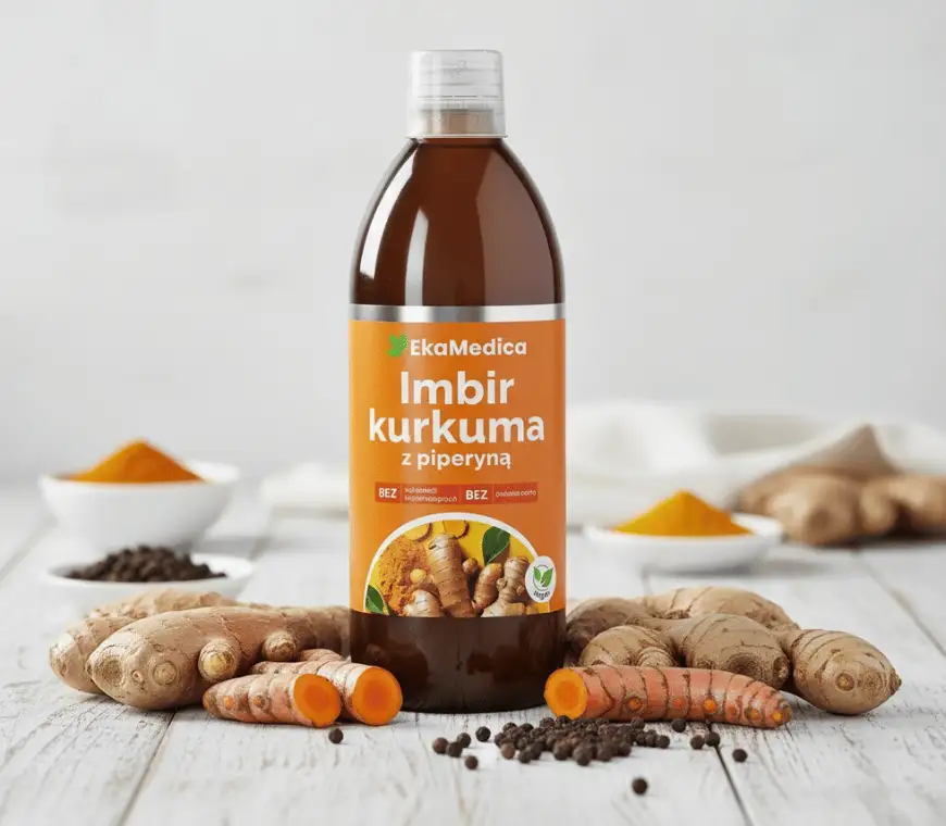 Suc Natural cu Turmeric, Fhimbir, Piperina 500 ml [4]