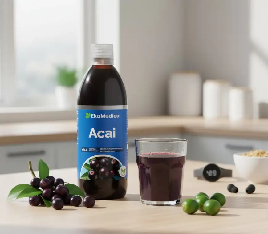 1+1 GRATIS Suc Natural de Acai – Superfruct Antioxidant cu Vitamina C Naturală, 500 ml [4]