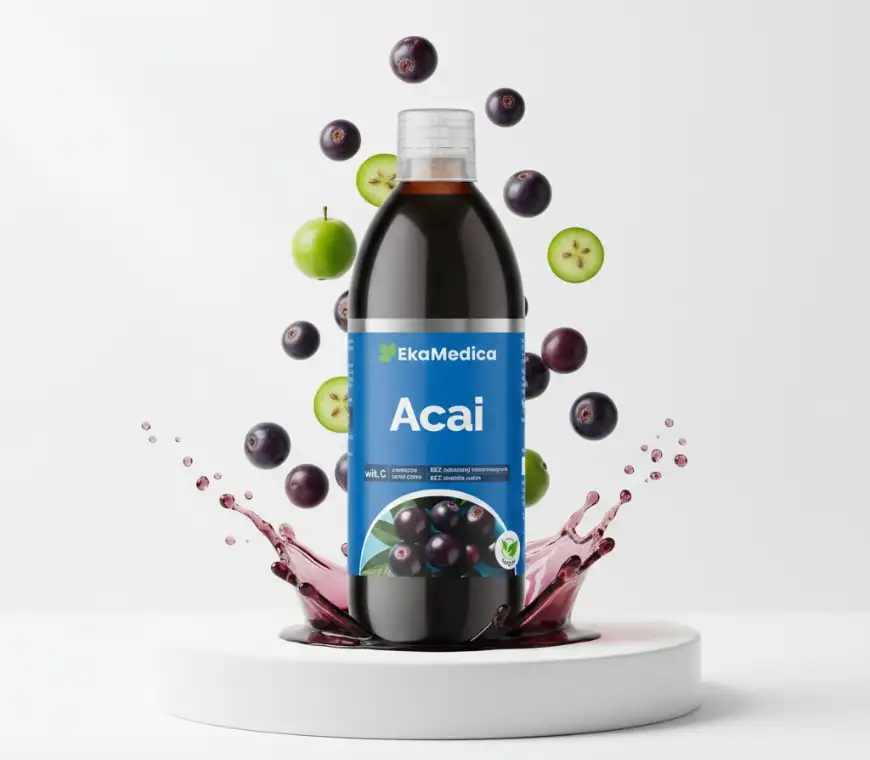 1+1 GRATIS Suc Natural de Acai – Superfruct Antioxidant cu Vitamina C Naturală, 500 ml [2]