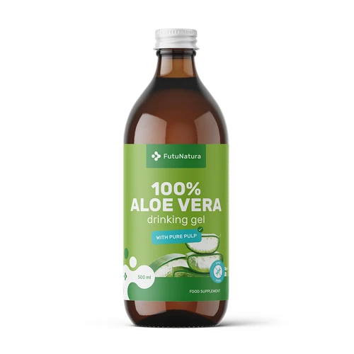 Piele - Suc Natural de ALoe Vera cu bucati de pulpa 500 ml