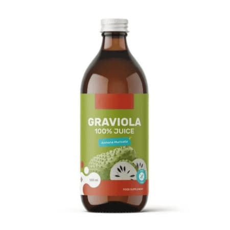 Afectiuni - Suc Natural de Graviola Pur  500 ml