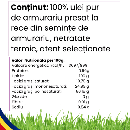 Ulei de Armurariu 100% Natural Presat la Rece 250 ml [7]