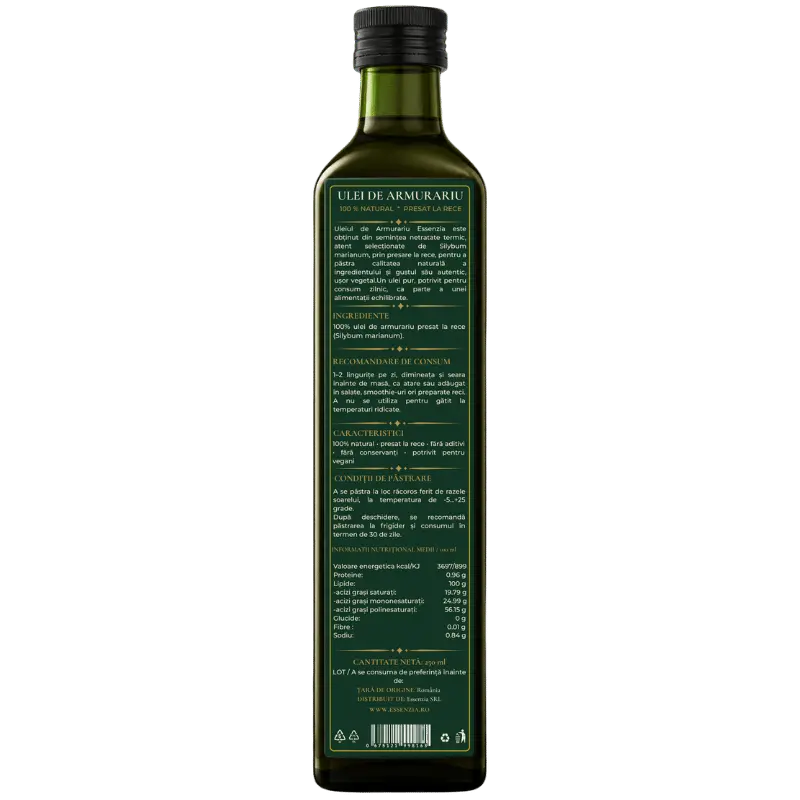 Ulei de Armurariu 100% Natural Presat la Rece pentru Ficat – 250 ml [2]