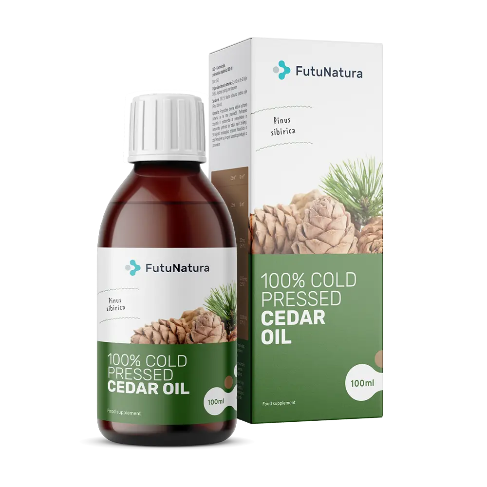 Uleiuri - Ulei de cedru 100% Presat la rece 100ml - căile respiratorii