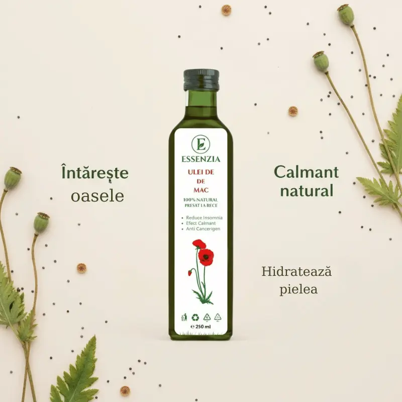 OFERTA 2 X Ulei de Mac Presat la Rece – Suport Natural pentru Energie și Echilibru 250 ml [1]