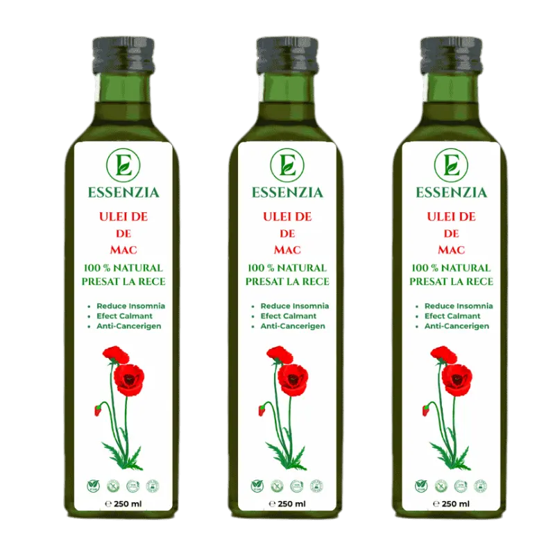 Uleiuri - Pachet 3 x Ulei de Mac Natural 100% presat la rece