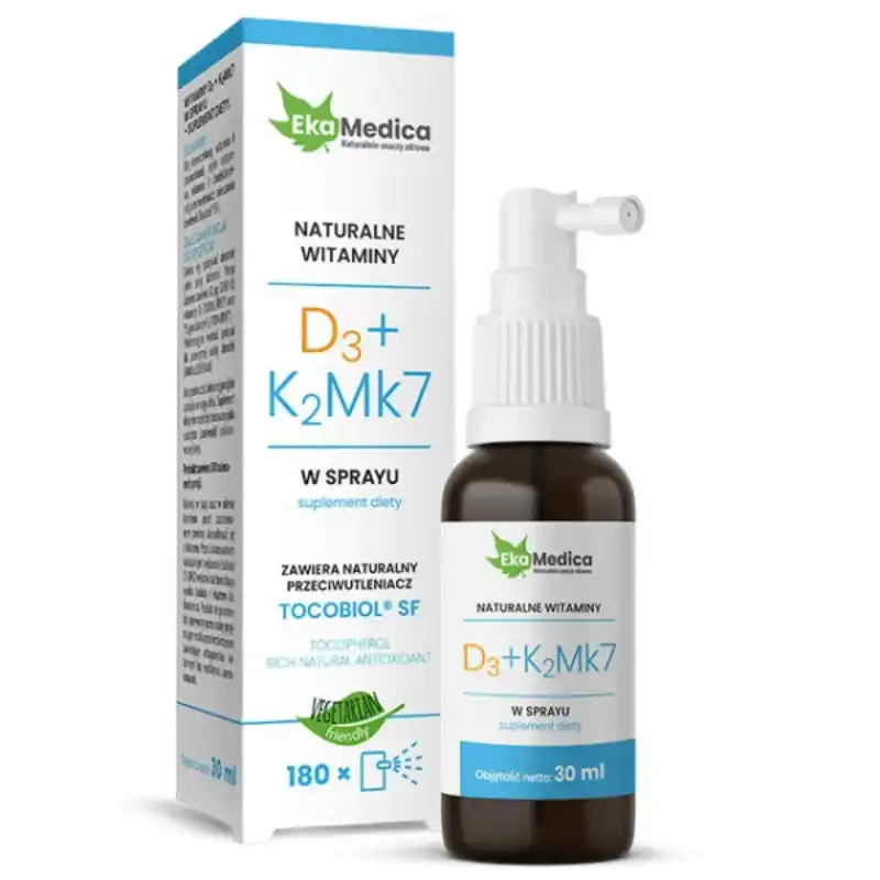 Diabet - OFERTA 2 X Vitamina D3 + K2 MK7 în spray – cu antioxidant natural TOCOBIOL® SF