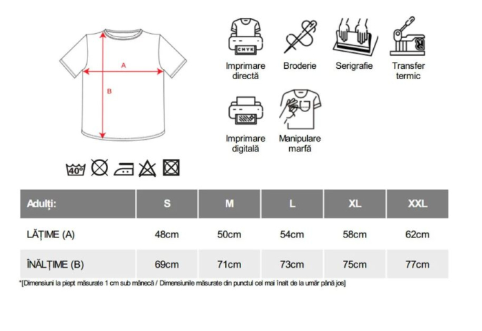 Tricou alb damă/bărbați „C’est la vie” – stil minimalist, bumbac premium [4]