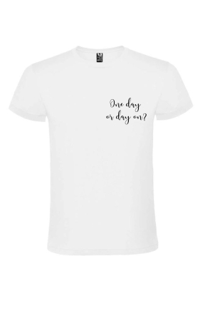 Cadouri Personalizate - Tricou Alb Damă „Bad Day or Day Bad” – Tricou Funny Minimalist