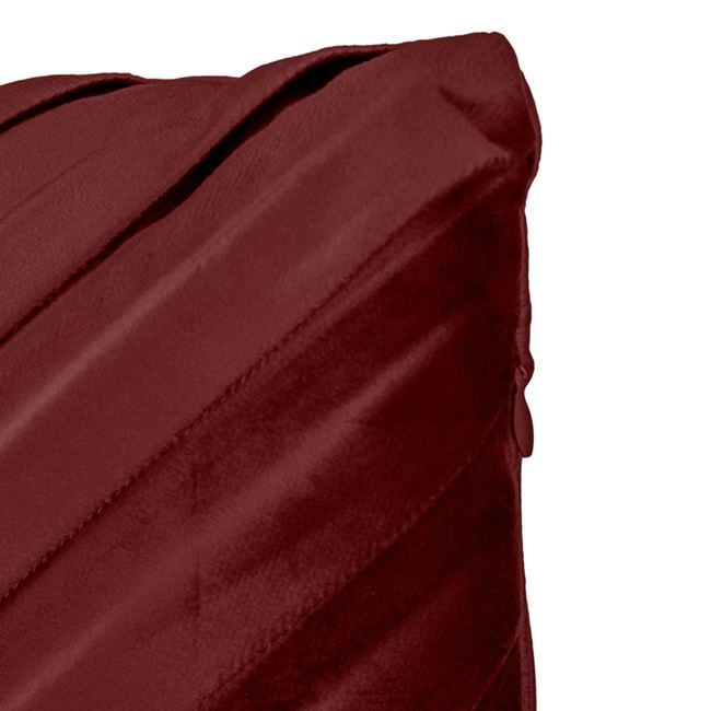 Perna Decorativa Bordo Velvet cu Dungi Reliefate pentru Canapea 50x30cm [4]