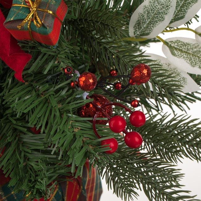 Brad de Craciun Artificial de Masa cu Craciunite Pomusoare 50cm [3]