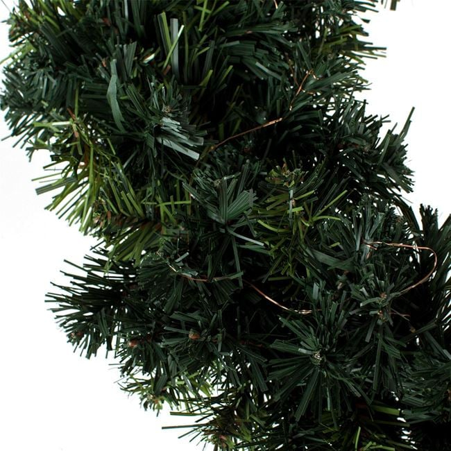 Coronita Decorativa de Craciun Verde cu LED Ø70cm [3]