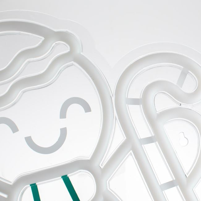 Figurina Om de Turta Dulce cu LED Neon 31.5x40cm [3]