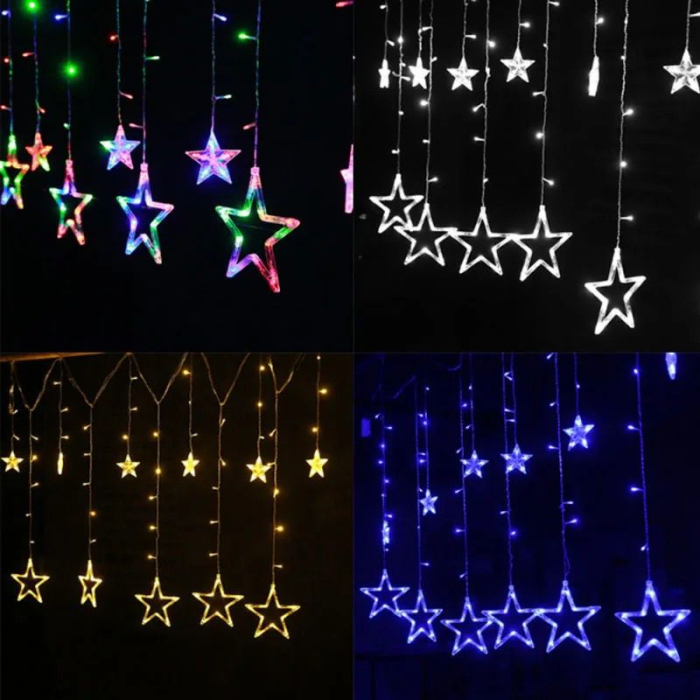 Instalație Crăciun 12 Stele Multicolor [3]