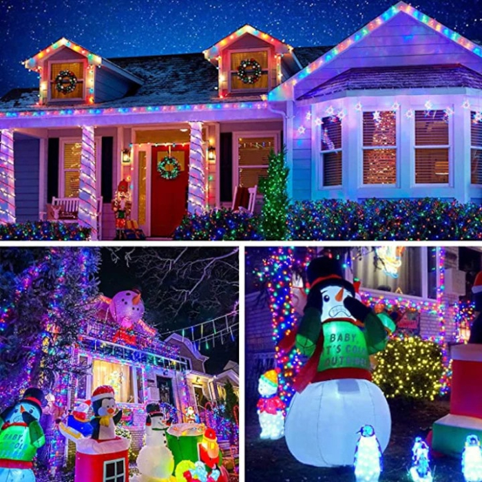 Instalație LED Rola 120m cu 600 LED-uri Multicolor – iluminare decorativă interior/exterior, reducere 30% [2]