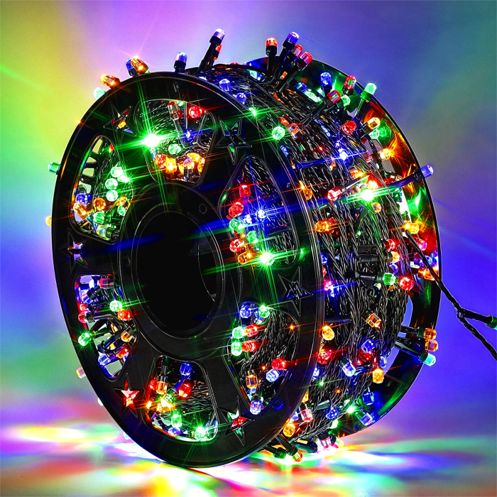 Instalație LED Rola 120m cu 600 LED-uri Multicolor – iluminare decorativă interior/exterior, reducere 30% [1]