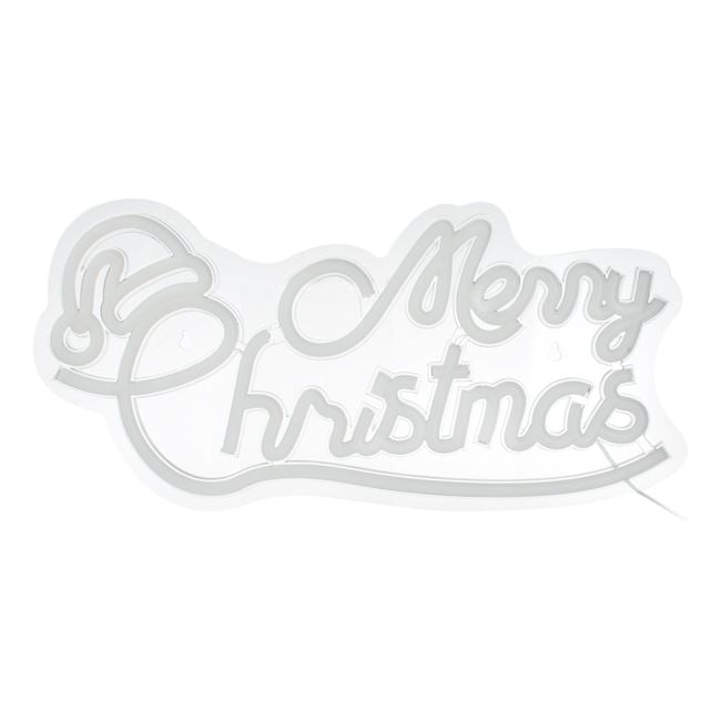 Lampa de Craciun "Merry Christmas" LED Neon 42.7x21cm [2]