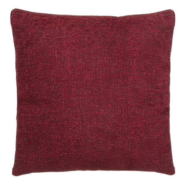 Perna Decorativa Chenille Bordo pentru Canapea 52x52cm [3]