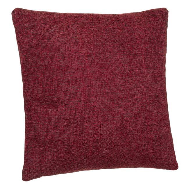 Perna Decorativa Chenille Bordo pentru Canapea 52x52cm [2]