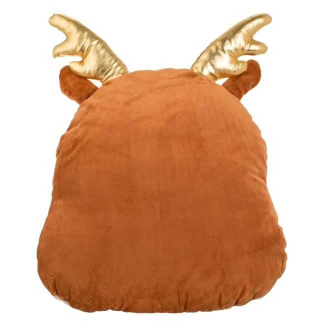 Perna Decorativa de Craciun Figurina Ren cu Cornite din Folie Aurie 34x37cm [3]