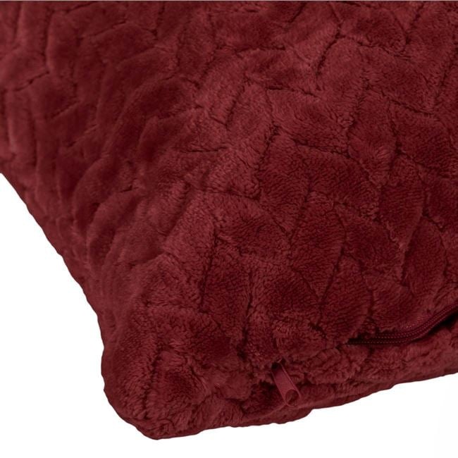 Perna Decorativa de Iarna Bordo cu Model 55x37cm [2]