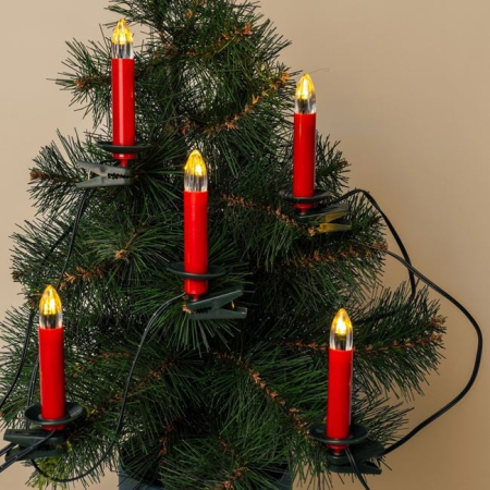 Instalatii Led - 20LED LUMANARI ROS LUMINA CALDA