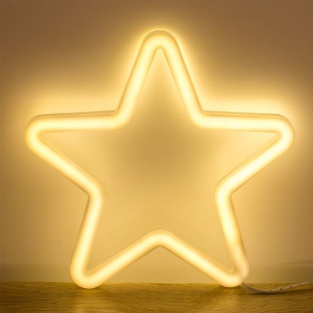 Instalatii Led - Stea de Craciun cu LED Neon 25x25cm