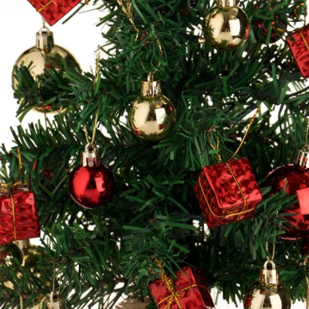 Brad de Craciun cu Globuri & Lumina 50cm [2]