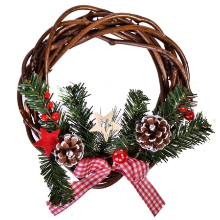 Ornamente Craciun - Decoratiune Craciun Coroana 23cm